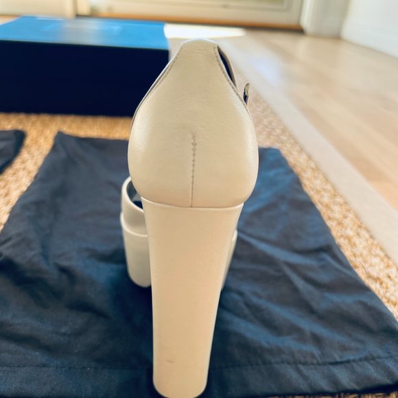 YSL Jodie Platform (Pearl) Size 36 (US 6) - Picture 7 of 9